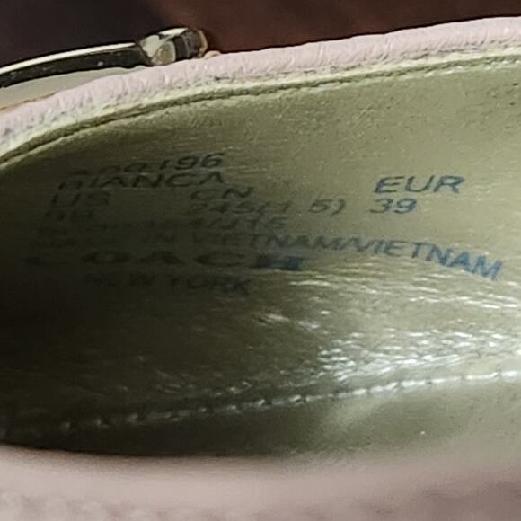 Coach Bianca Pink Ballet Flat Size 9 - Picture 7 of 7